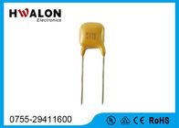 Radial jaune de résistance de thermistance des composants électroniques PPTC de couleur plombé