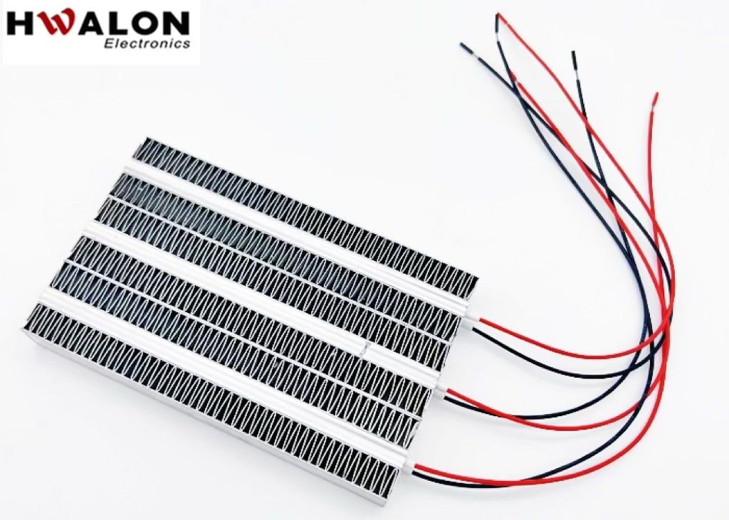 Chauffage en aluminium de 300 W PTC Chauffage à air en céramique Élément de chauffage à température constante pour appareil de ventilation 120*75*15 mm