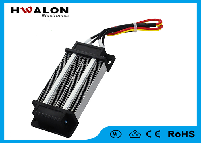 12V 200W 120x50.5x26mm PTC mini ventilateur de chauffage d'air incubateur d'équipement de chauffage d'élément de chauffage en céramique