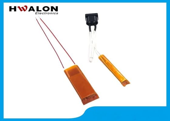 12V élément de chauffe jaune en céramique du papier ptc pour l'arme à feu de colle chaude
