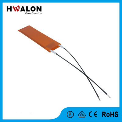 220V 50W Kapton PTC Élément de chauffage 24×6mm 200°C Curie Temp CE RoHS Cœur de chauffage en céramique auto-limitant 100mm Fil d'émail pour les cheveux Législateur de colle Pistolet Petit appareil Parties de chauffage